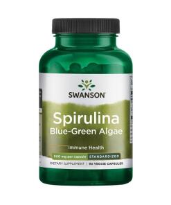SWANSON Spirulina standaryzowana 90 kapsułek