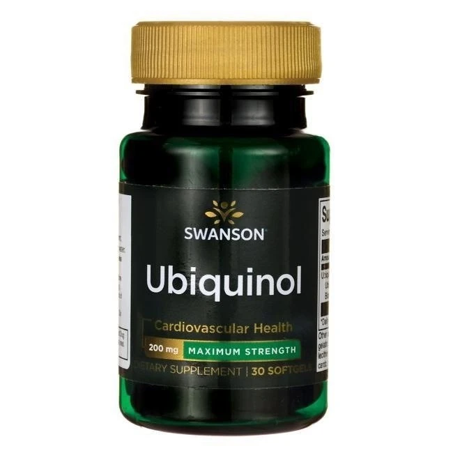 SWANSON Ubiquinol 200mg 30 softgelek