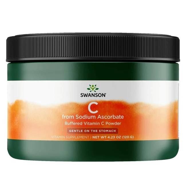 Buforowany proszek witaminy C z askorbinianem sodu - 120g