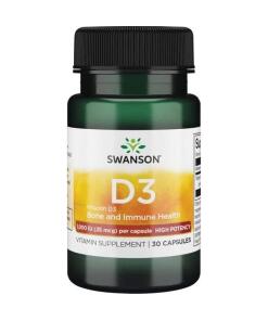 SWANSON Witamina D-3 1000IU 30kaps