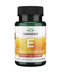 SWANSON Witamina E 400IU 60kaps