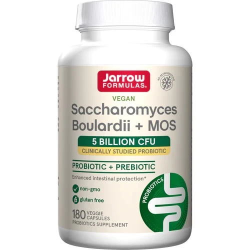 Saccharomyces Boulardii + MOS - 180 kapsułek roślinnych
