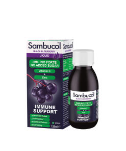 Sambucol Immuno Forte Sugar Free Liquid czarny bez (120 ml)