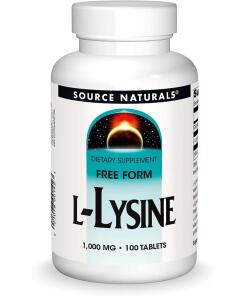 Source Naturals L-Lysine 1000mg 100 tabletek