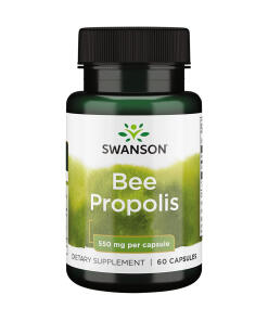 Swanson Bee Propolis 550mg 60 kapsułek
