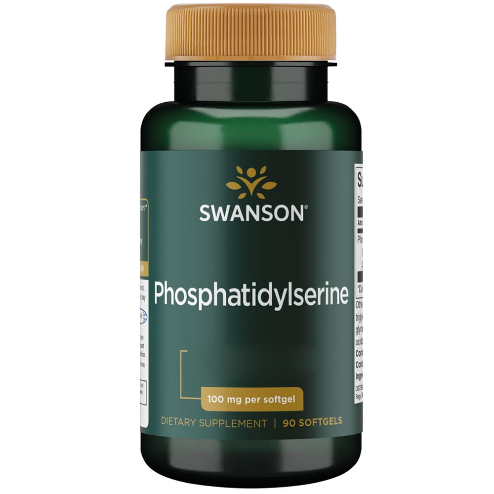 Swanson - Fosfatydyloseryna 100 mg, 90 miękkich kapsułek - obrazek 2