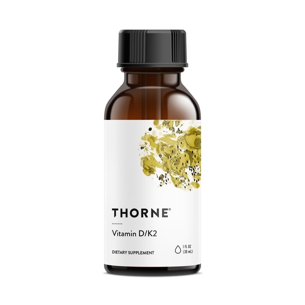 Thorne Research - Płynna witamina D3+K2 (30 ml)