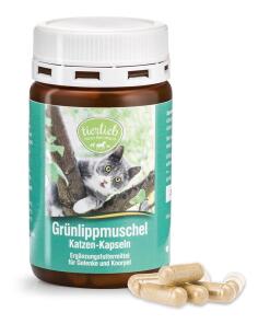 TIERLIEB Green-lipped Mussel Cat Capsules (90 caps)
