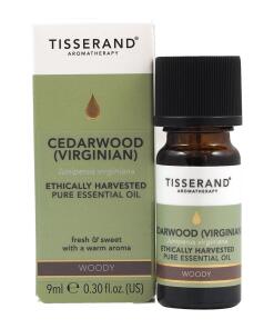 TISSERAND AROMATHERAPY Cedarwood (Virginian) Juniperus Virginiana Ethically Harvested (9 ml / 0