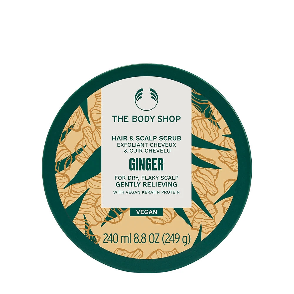 The Body Shop Ginger Hair & Scalp Scrub peeling do włosów i skóry głowy (240 ml)