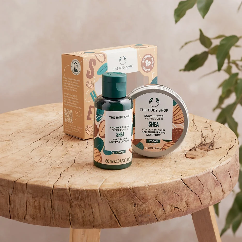 The Body Shop - Kremowy żel pod prysznic Shea (60 ml) - obrazek 3