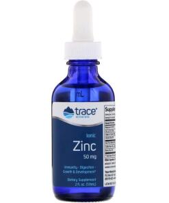 Trace Minerals płynny jonowy cynk 50 mg (59 ml)