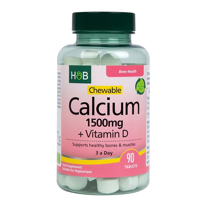 Tyggevenligt Calcium + Vitamin D