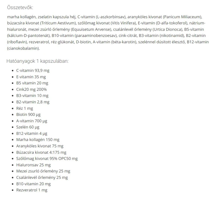 USA Medical - USA Medical Hair & Beauty (60 kapsułek) - obrazek 2