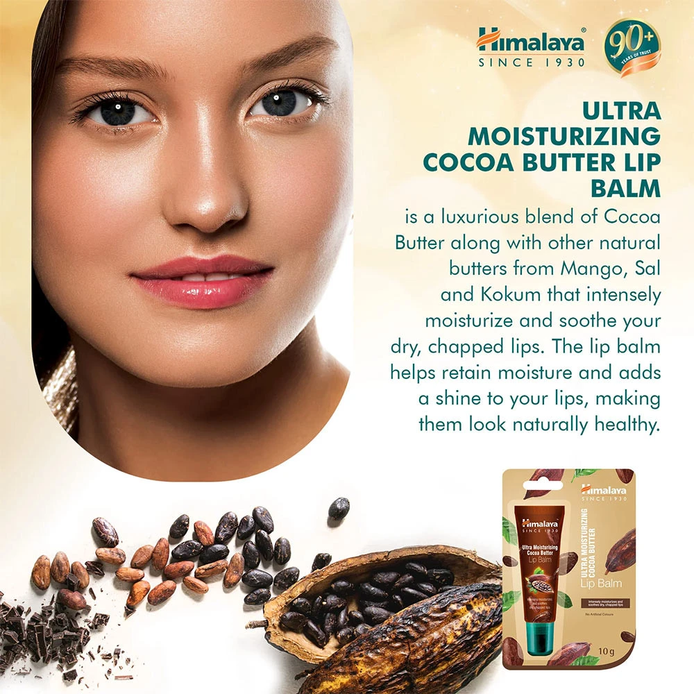 Ultra nawilżający balsam do ust z masłem kakaowym - 10g - obrazek 3