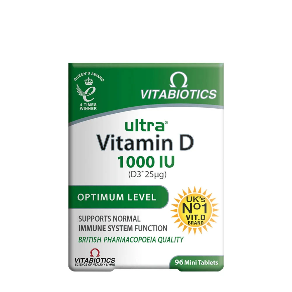 Vitabiotics Ultra Vitamin D 1000 IU (96 tabletek)
