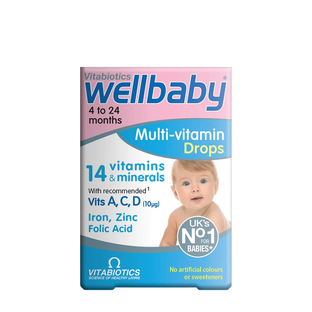 Vitabiotics Wellbaby Wielowitaminowe krople (30 ml)