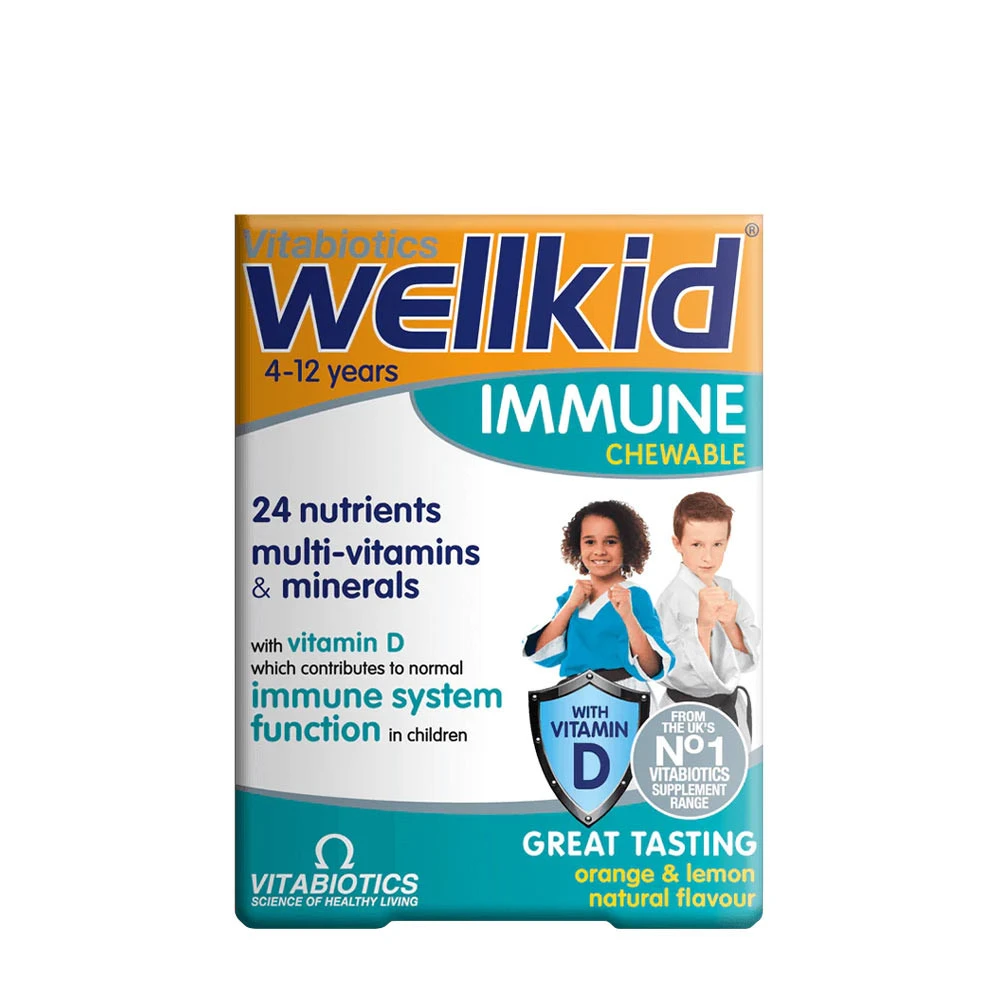 Vitabiotics Wellkid Immune do żucia (30 tabletek)