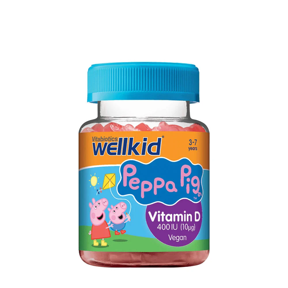 Vitabiotics Wellkid Peppa Pig Witamina D 400 IU (30 gumiaków)