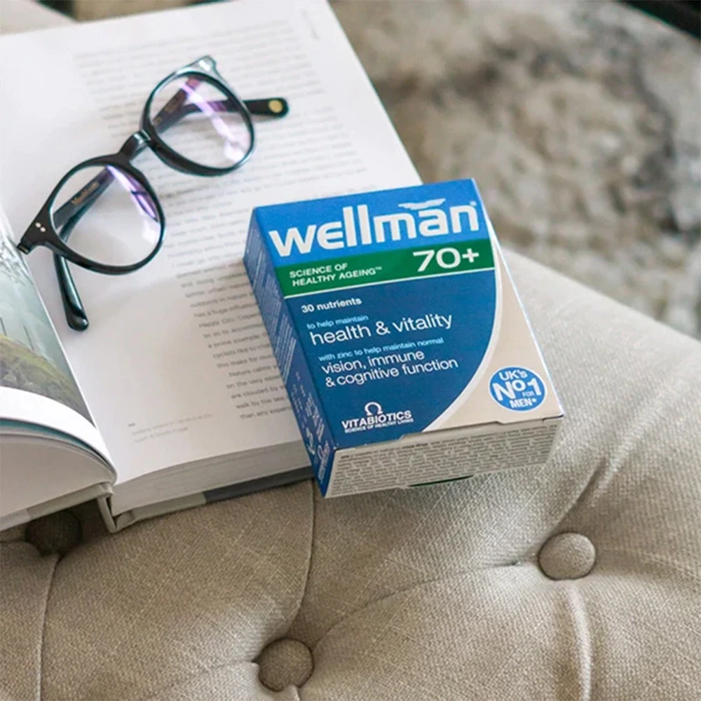 Vitabiotics - Wellman 70+ (30 tabletek) - obrazek 3