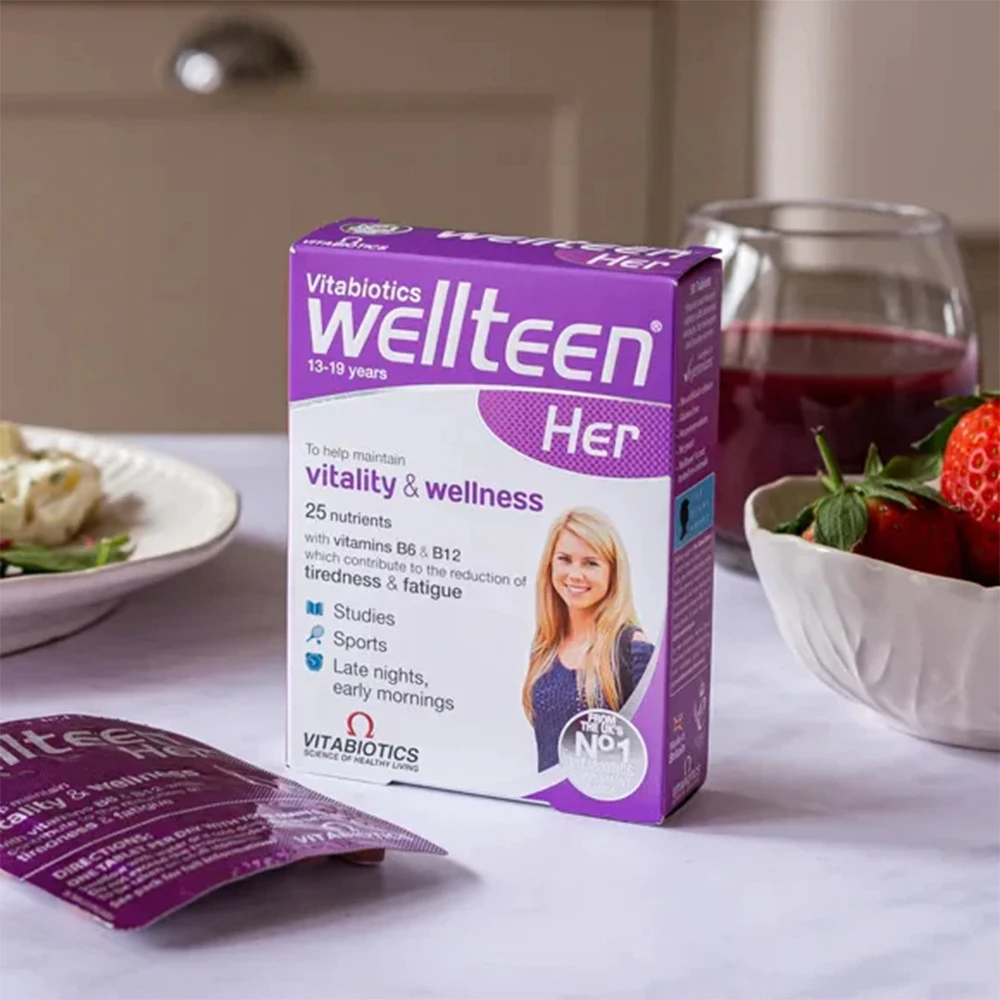 Vitabiotics - Wellteen dla Niej (30 tabletek) - obrazek 3