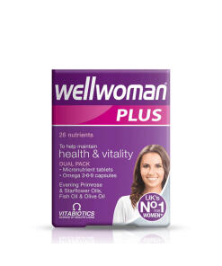 Vitabiotics Wellwoman Plus Omega 3-6-9 (56 Tabletek) - multiwitamina dla kobiet z Omega 3-6-9