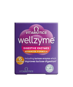 Vitabiotics Wellzyme Digestive Enzymes Advanced Formula (60 Kapsułek) - enzumy trawienne