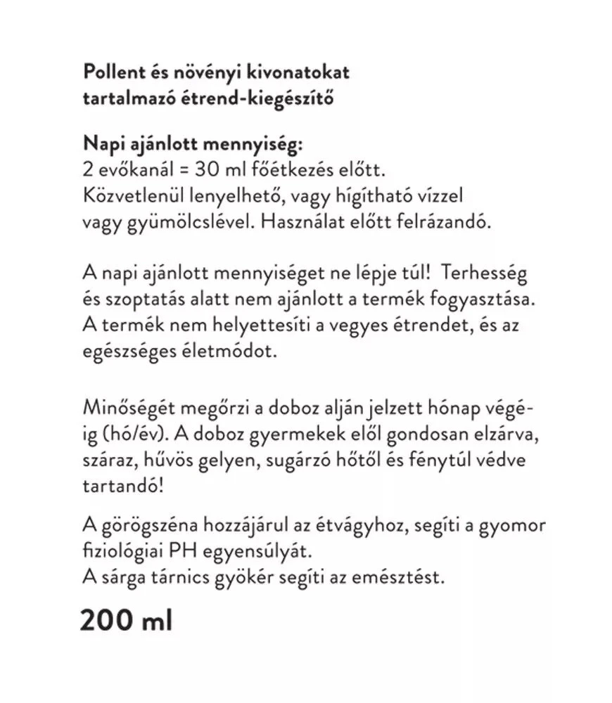 Vitaking - Syrop ziołowy Appetito, 200 ml - obrazek 3