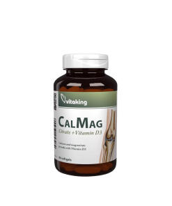 Vitaking CalMag Cytrynian + Witamina D3 (90 żelowych kapsułek)