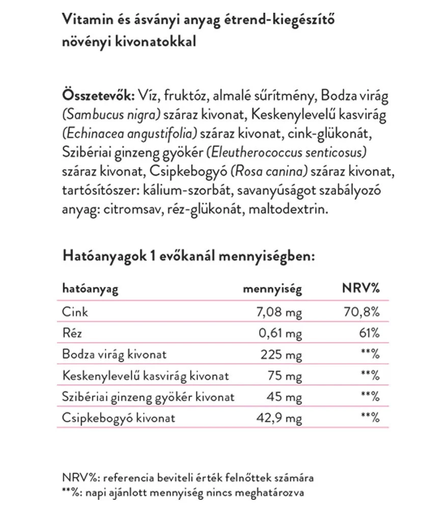 Vitaking - Syrop Echinax 200 ml - obrazek 2