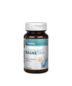 Vitaking MagneTrio D3+K2+ Magnesium Bisglycinate (30 kapsułek)