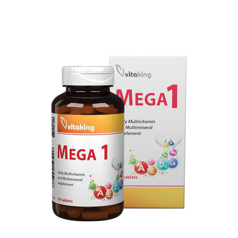 Vitaking - Mega-1 Multivitamin (30 tabletek)