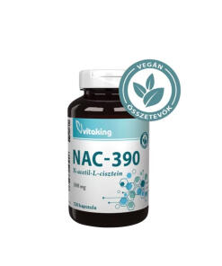 Vitaking NAC-390 (N-acetylo-L-cysteina) 390 mg (120 kapsułek)
