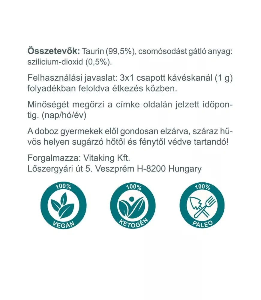 Vitaking - Proszek z tauryną (300 g) - obrazek 3