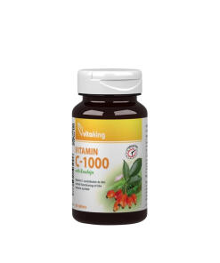 Vitaking Vitamin C-1000 o przedłużonym działaniu z Dzikusem (60 tabletek)