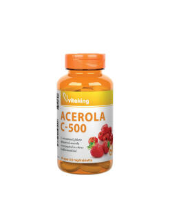 Vitaking Vitamin C-500 Acerola Malina (40 pastylek do żucia)