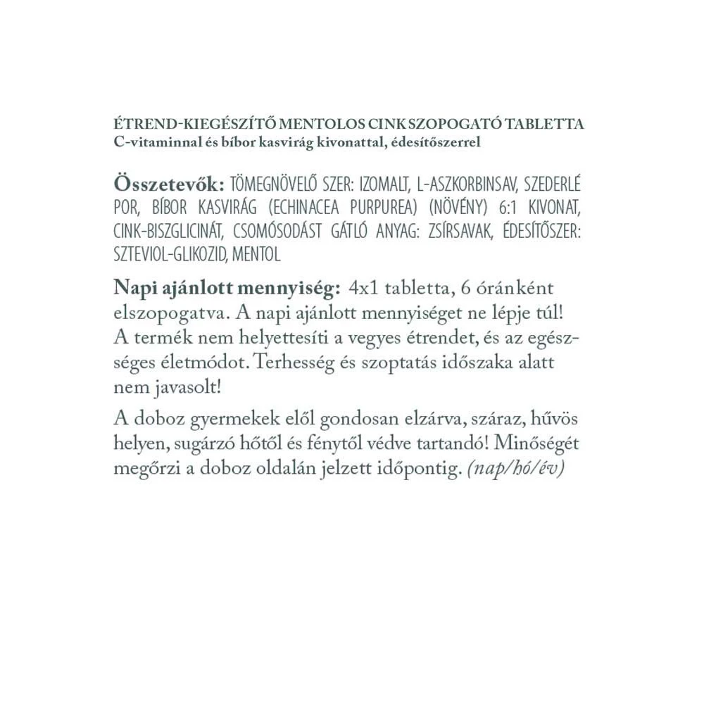 Vitaking - Vitaking Cynk Immuno (30 pastylek, jeżyny z mentolem) - obrazek 3