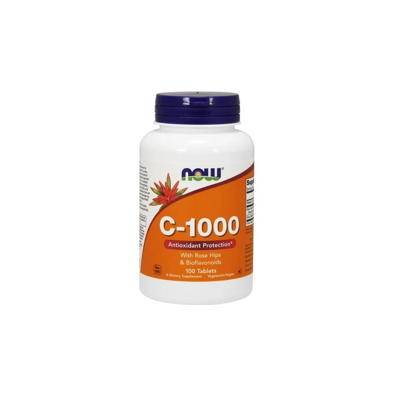 Vitamin C-1000 with Rose Hips & Bioflavonoids - 100 tabletek