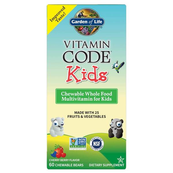Vitamin Code Kids (Chewable Whole Food Multivitamin For Kids)