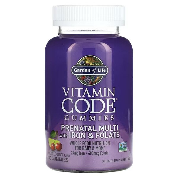 Vitamin Code Prenatal Multi with Iron & Folate Gummies