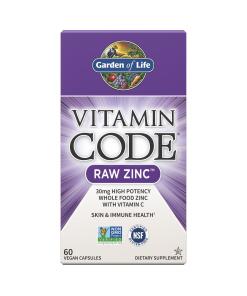 Vitamin Code Raw Zinc - 60 kapsułek wegetariańskich