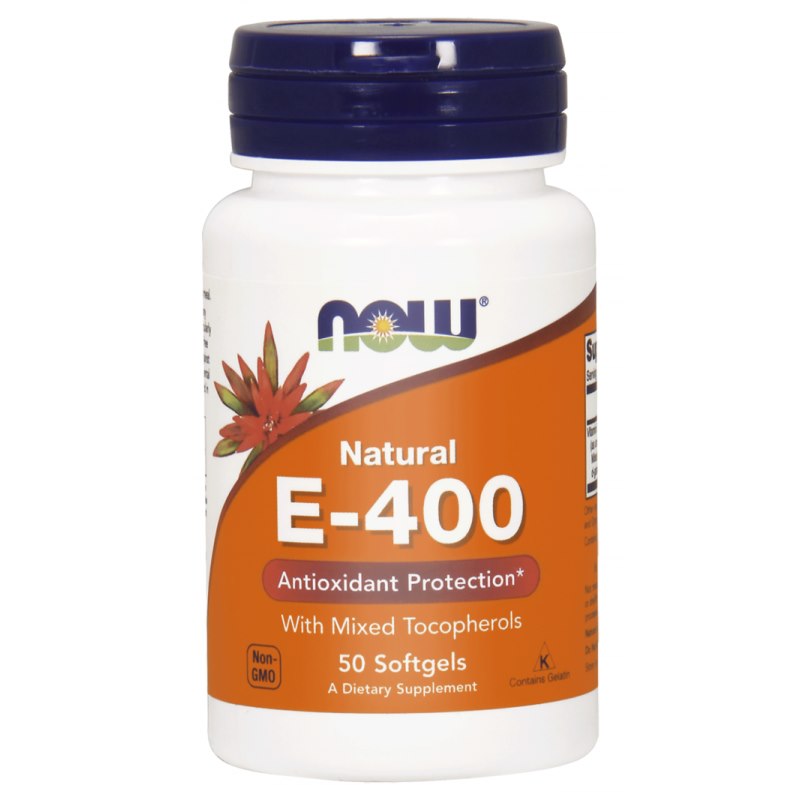 Vitamin E-400 - Natural (Mixed Tocopherols) - 50 softgels