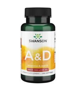Vitamins A & D - 250 softgels