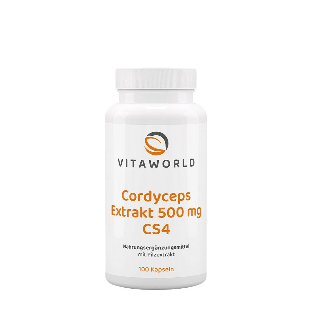 Vitaworld Ekstrakt Cordyceps 500 mg CS4 (100 Kapsułek)