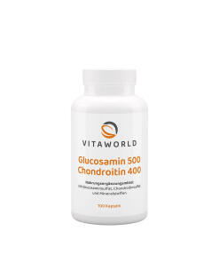 Vitaworld Glukozamina 500 + Chondroityna 400 (100 Kapsułek)