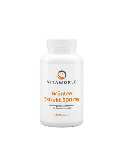Vitaworld Ekstrakt Zielonej Herbaty 500 mg (120 Kapsułek)