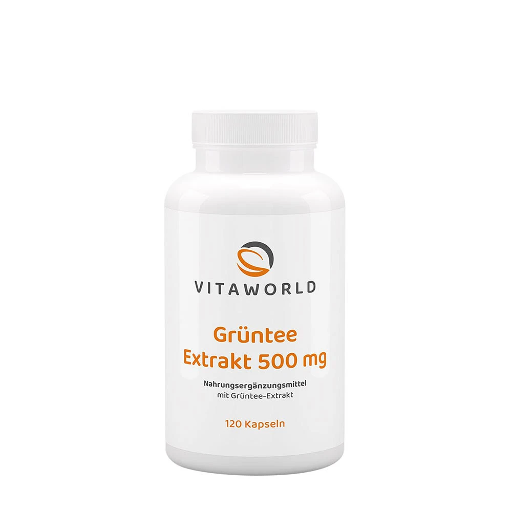 Vitaworld Ekstrakt Zielonej Herbaty 500 mg (120 Kapsułek)