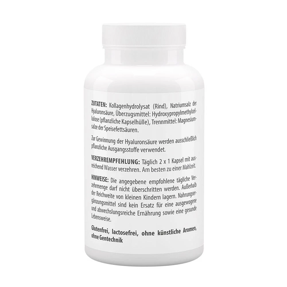 Vitaworld - Kwas hialuronowy 100 + Kolagen 400 (120 kapsułek) - obrazek 3