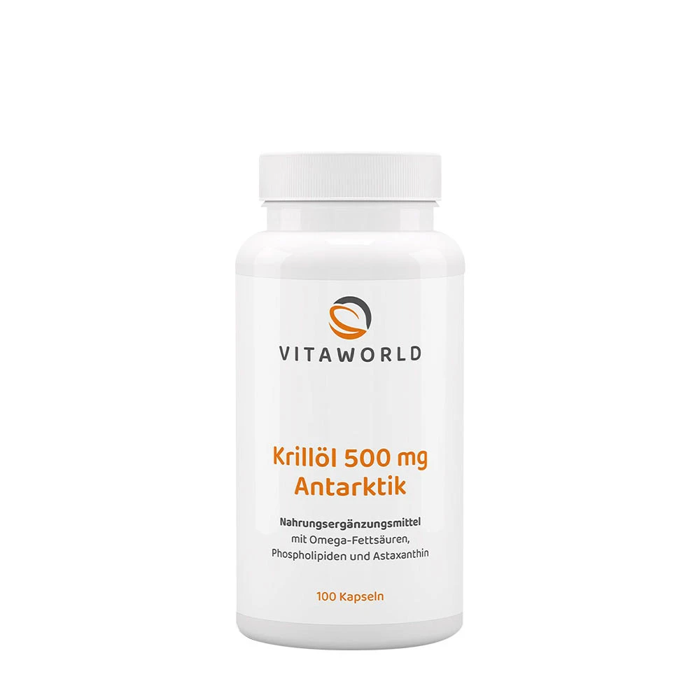 Vitaworld - Olej z kryla antarktycznego 500 mg (100 kapsułek)