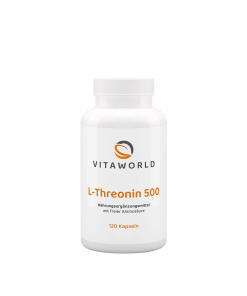 Vitaworld L-treonina 500 (120 kapsułek)